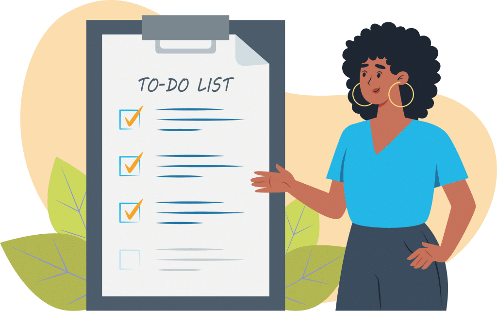 illustration d'une do list