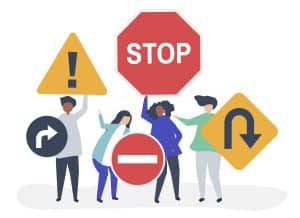 photo illustrant la sécurité routière au permis de conduire